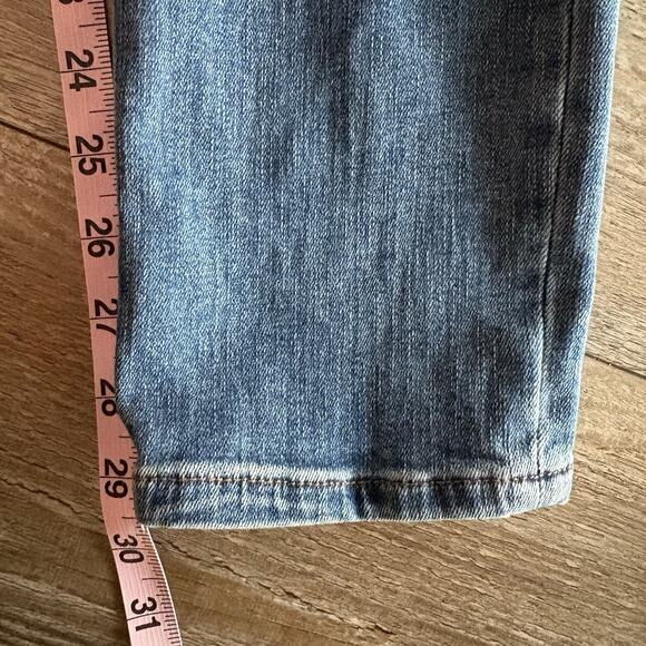 Reformation Destin High Rise Skinny Jeans 30 (29.5" Inseam) Stretch Blue Denim - Picture 8 of 10